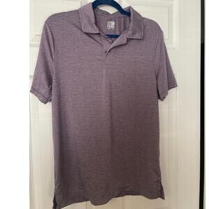 32° Cool Men’s Short Sleeve Polo Golf Shirt, Purple, Size Medium
